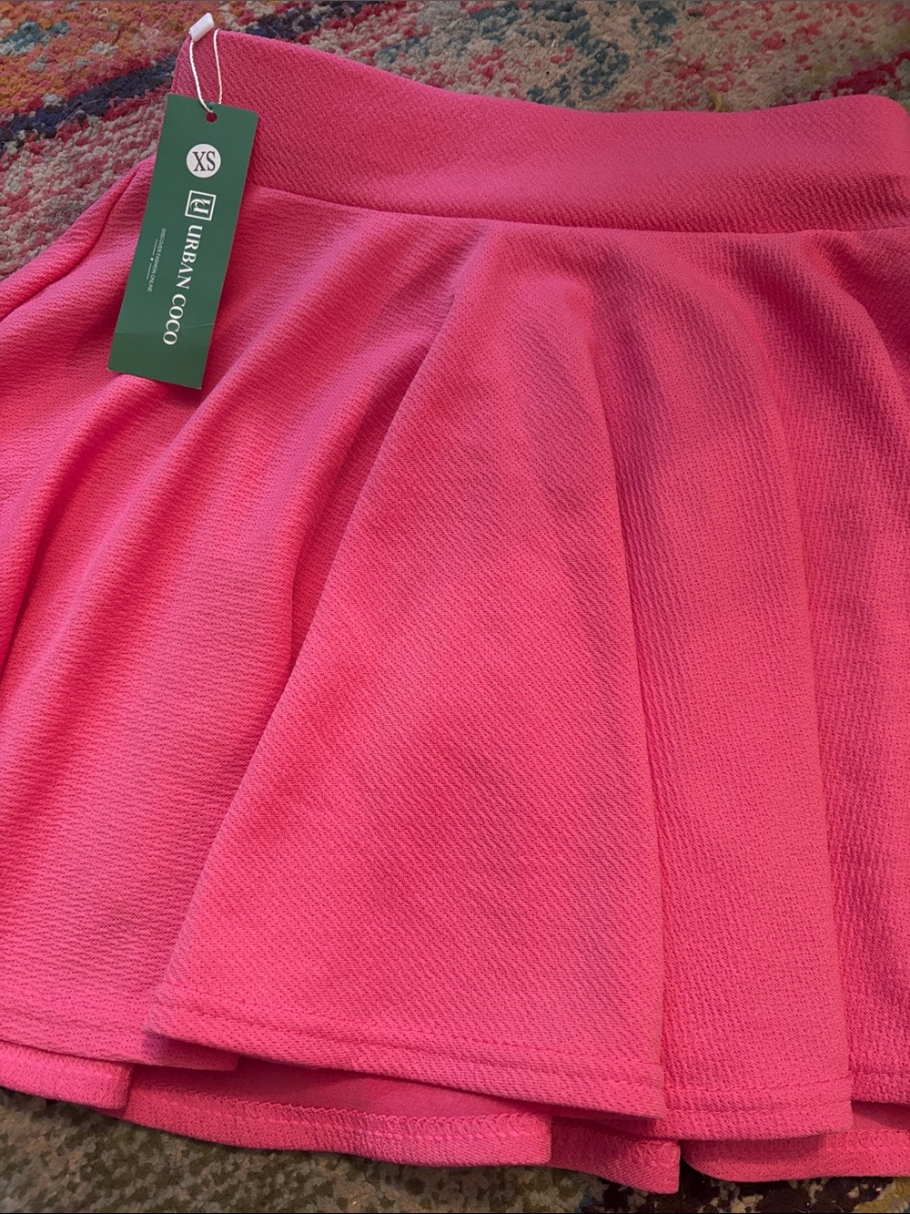 Urban Coco Bright Pink Circle Skirt - XS